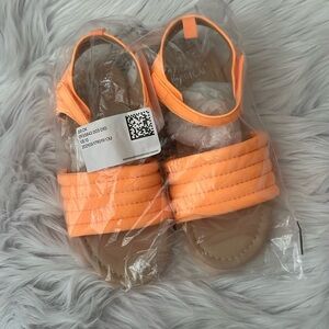 H&M orange sandals - NWT size 13